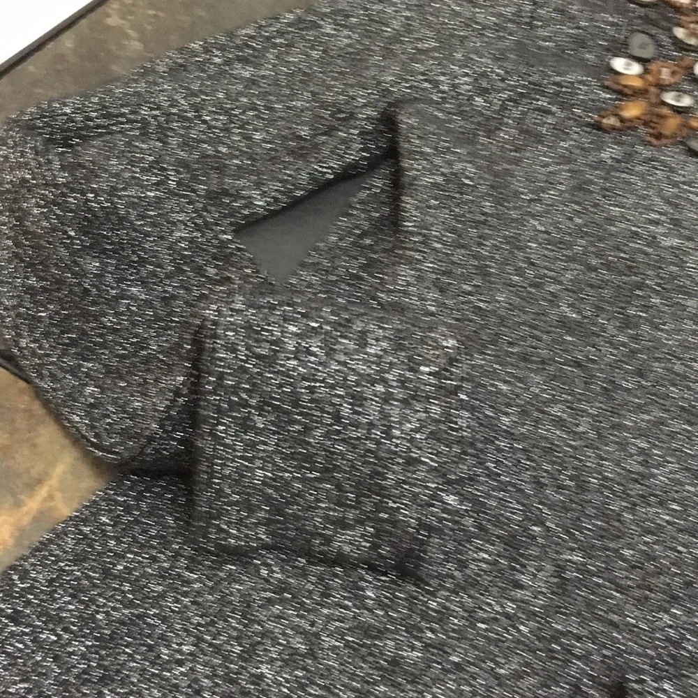 Lauren Michelle Beaded sweater. Size small